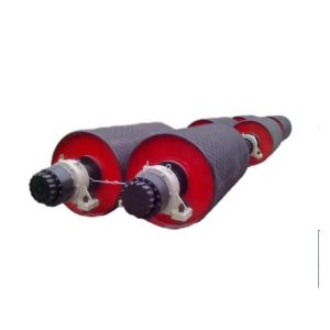 China Conveyor Belt Pulley with Herringbone Chevron Rubber Lagging wholesale