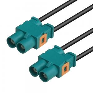 Dual FAKRA Cable Connector Plug Solution For Enhanced Vehicle Communication