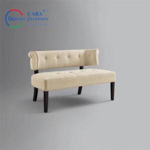 BB2018 Good Quality Wood Leg Home Furniture White Bed End Bench French Cheap Ottoman Bench