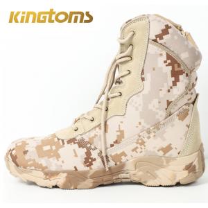 Desert Camouflage Military Combat Boots With Zipper 38-45 Desert Military Boots