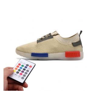 IR Remote Control Led Light Up Sneakers , Celebrations Mens Light Up Shoes