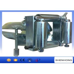 China Cable Pulling Pulley Zinc Plated Conduit Feed Rollers Four Rollered Bellmouths supplier