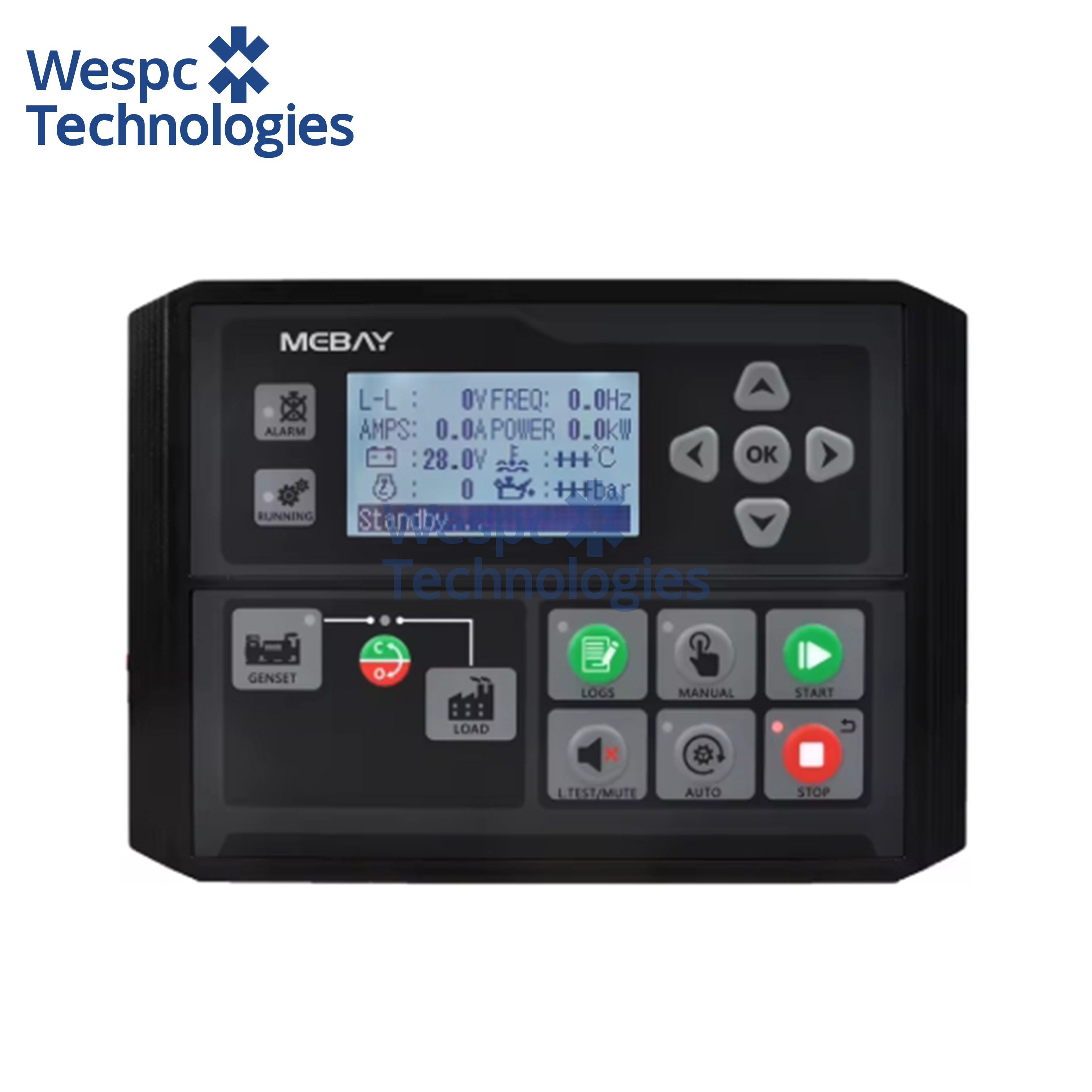 China WESPC Original DC40DR MK4 Factory  Generator Controller Remote Control Module on sale