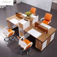 China Interior Design Office Workstation Partition Veneer Finish Standard Size on sale