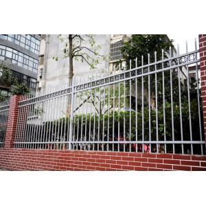 3 Rails Decorative Aluminium Fencing 125mm Picket Distance Square Post Or Rectangle Post
