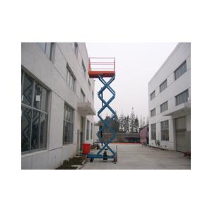 10m man stationary mobile scissor lift, portable fixed scissor lift platform