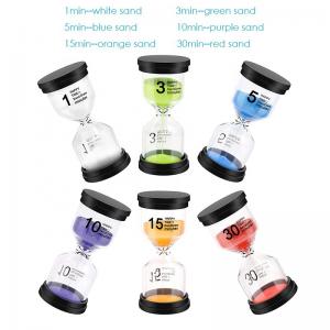 1 3 5 10 15 30 Minutes Sand Timer Sand Timer 6pcs For Kids Time Management