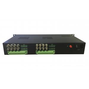 16-ch broadcast  HD-SDI  to fiber converter with optional external data, audio and ethernet