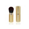 Round Nylon Hair Retractable Makeup Brush For Travel , Facial Foundation Powder