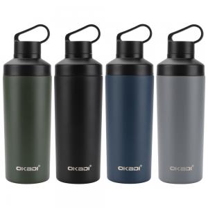 New Style Vacuum Flask Stainless Steel Portable Thermos Bottle Outdoor Sports Water Bottle Bicycle Travel Mug