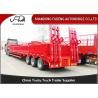 50-120T Low Bed Trailers , 50-120 T Q345B Steel Material Lowbed Semi Trailer