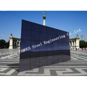 China Insulated Double Skin Glass Curtain Wall Removable Office Partition Walls System supplier