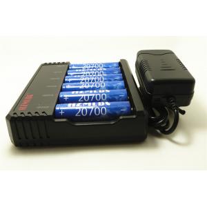 China 18650 26650 3.7 V Li Ion Battery Charger 6 * 20700 Battery With Charger 405g Weight supplier