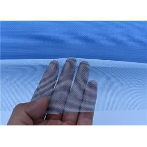 China Blue White Polymer Invisible Mosquito Window Screen For 0.5-3m Width supplier