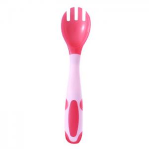 Food Grade Silicone Baby Spoon For Little Children Custom Pattern Printing