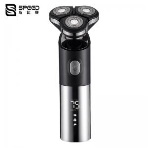 SHA-101 Dry and wet dual purpose shaving while bathing 3 independent floating heads electric shaver