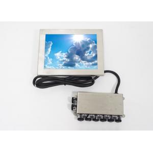 304 Stainless Steel Industrial Touch Screen PC 12.1 Inch With A Breakout Box