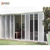 China Hollow Blind Shutter Aluminium Louver Window Metal Thermal Break Villa Louver Shutter Window on sale