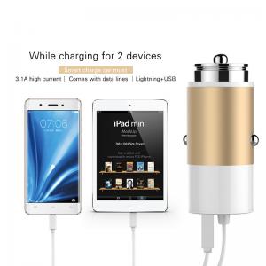 China 5V 3.1A Dual USB Car Charger for iphone charger For ipad 2 3 4 5 For Samsung Galay S4 S5 note USB car charger supplier