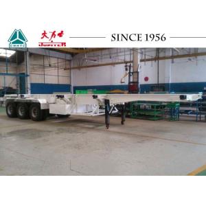 China 50000 Kgs Payload Skeletal Container Trailer 40 FT Tri Axle With Fuwa Suspension supplier