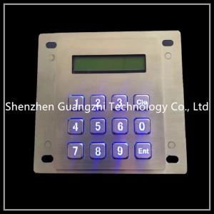 Metal Usb Numeric Keypad With Display , LED Backlit Wired Numeric Keypad