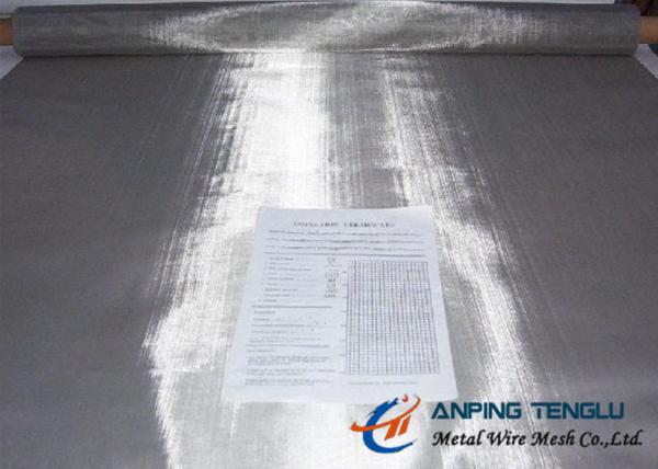 Fine Stainless Steel 316 316L Wire Cloth, 400Mesh Plain Weave 0.03mm Wire 1m