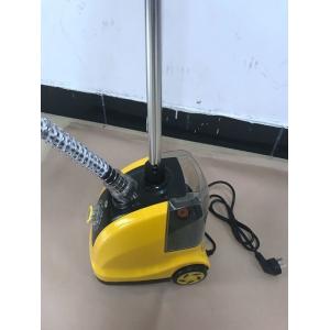 Yellow Clothes Garment Steamer Large Water Tank For Temperature Fuse Protection