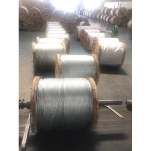 High Tensile Strength Zinc Coated Steel Wire Strand 7/3.05mm 7/3.45mm , ISO 9001-2008 Certificate