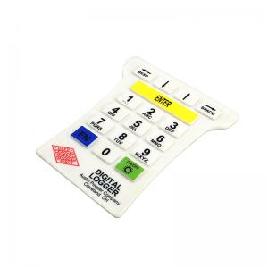 Shore 60A Silicone Rubber Membrane Switch With Laser Etching Windows