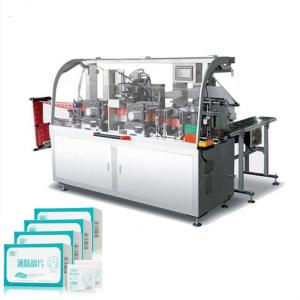 China Alcohol Pad Wet Wipes Making Machine PLC Touch Panel Durable Appearance supplier