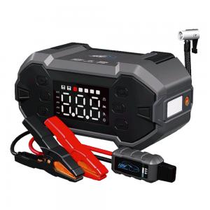 20000mAh/74Wh Electric Portable Power Bank Booster Car Jump Starter With Air Compressor