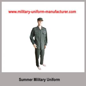 Military Olive Green Summer Battle Dress Uniform for Army Wear