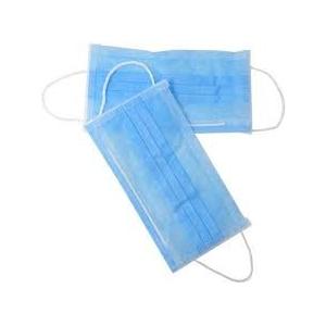 China Ultra Low Lint Leve Disposable Mouth Mask High Bacterial Filtration Efficiency supplier