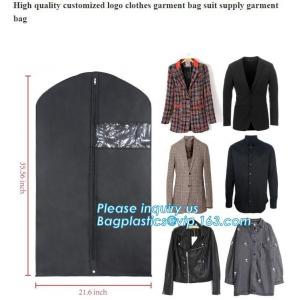 PEVA Garment Suit Cover With Shirt Pocket,Suit Cover,waterproof dust cover,Foldable Clothing Leather Suit Cover Bag