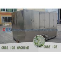 China Full Automatic Ice Cube Maker Machine Cube Ice Maker High Power Consumption on sale