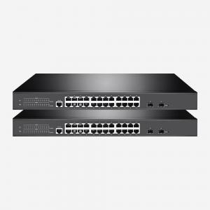 China VLAN ACL Layer 2+ Managed Gigabit Switch With 24 RJ45 Ports 1 Console Port 2SFP supplier