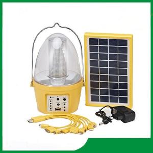 China Camping solar lantern with mobile phone charger, led solar lantern with FM radio, solar lantern light for camping supplier