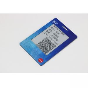 1.02 Inch Ink Screen OTP Smart Card IP68 Waterproof For Urban Traffic Card