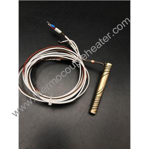 High Temperature Brass / Copper Nozzle Hot Runner Coil Heaters With Or Without Thermocouple