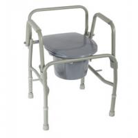 China Portable Pregnant Hospital Toilet Chair Disabled Bedside Portable Commode on sale