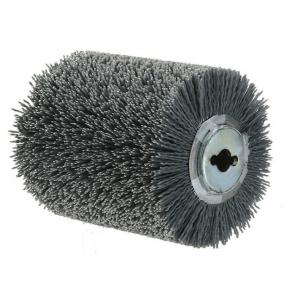 46-100 Grit Fine Nylon Corded Cylinder Wheel Brush Sanding For Wood Surface Treatment