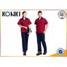 China Durable Custom Professional Work Uniforms in red color for engineers wholesale