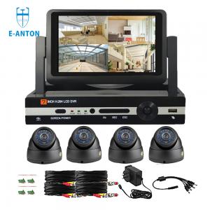 China 4CH DOME 720P AHD camera kits with 7.1inch LCD screen AHD DVR 3 IN ONE supplier
