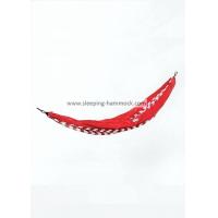 China Red Print Parachute Nylon Hammock Travel Hammock  , Ultralight Backpacking Hammock on sale