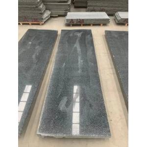 Customized Green Polished Granite Stone Slab Countertops For Home Renovation