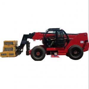 China 12 Meter Telescopic Rough Terrain Forklift Environment Protection supplier