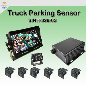 China 7 Monitor Car CCD 4PIN Reversing Camera 90° 900TVL Ultrasonic Parking Sensors supplier