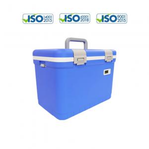 Medical Supplies Storage Blue Medical Cooler Box External Dimensions