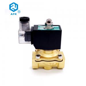 AFK Brass Solenoid Valve For Lpg Gas Line , 20MM Marine Lpg Solenoid AC220V