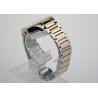 Side Wrapped Band Stainless Steel Ladies Watch Water Resistant IP Two Tone